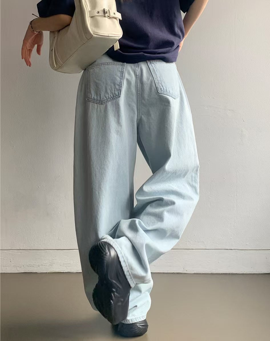 闊腳爛牛仔褲
