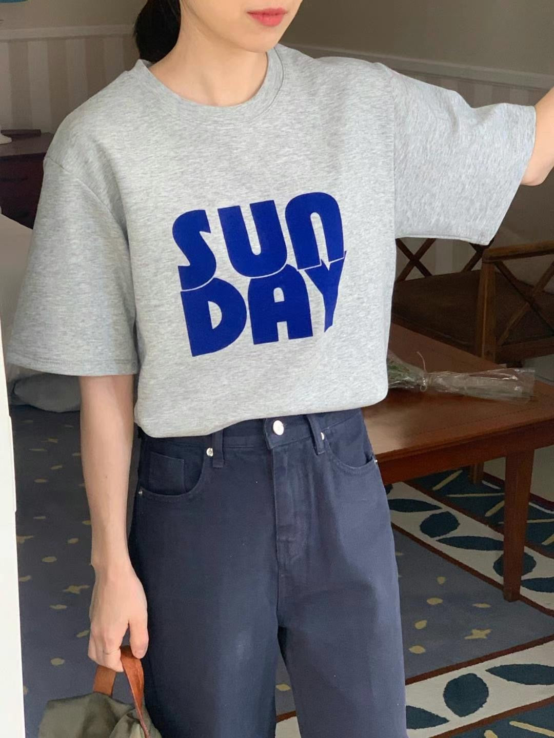 Sunday short-sleeved T-shirt