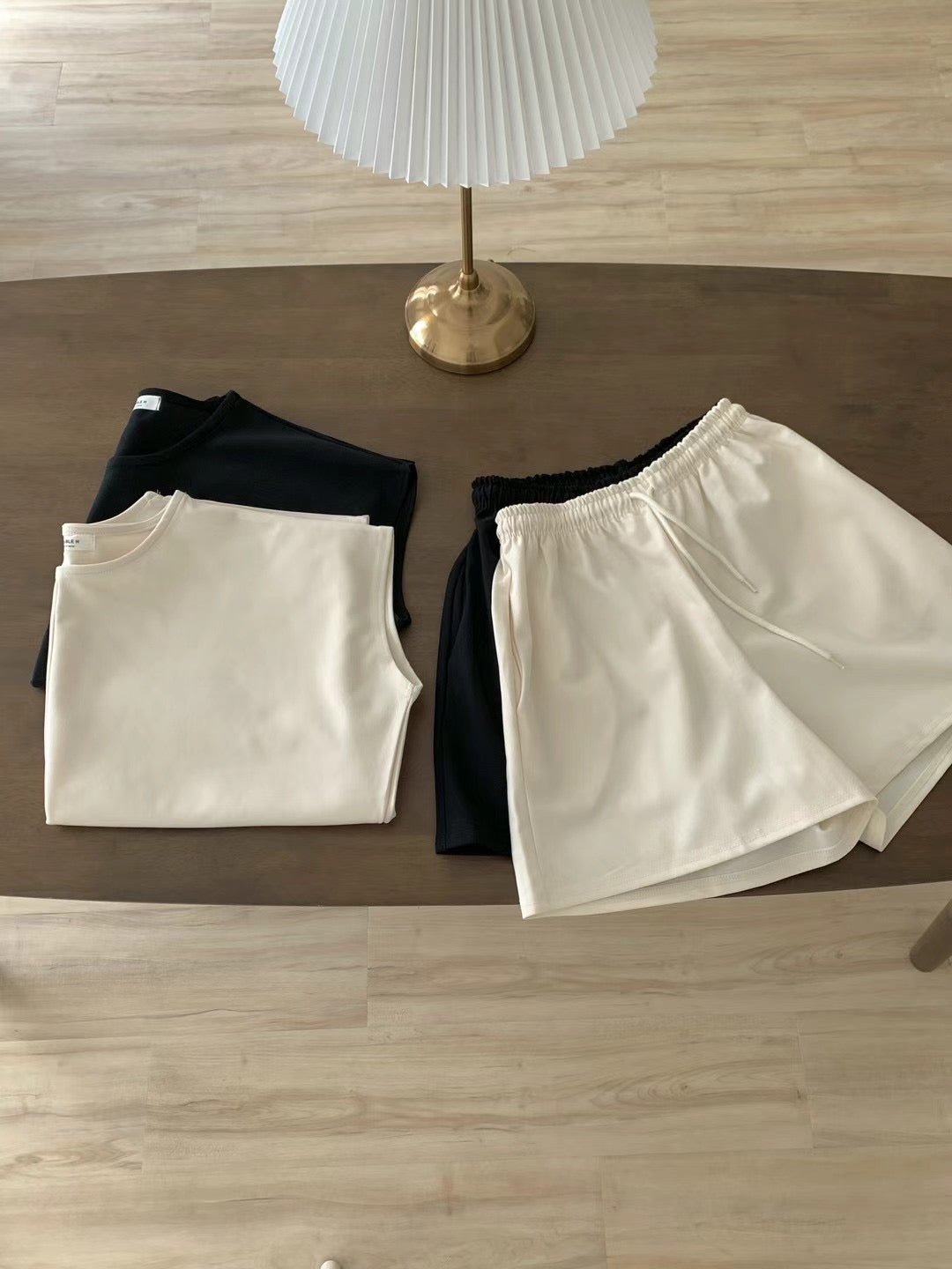 vest shorts set