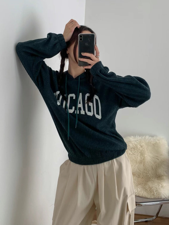 CHICAGO corduroy sweatshirt