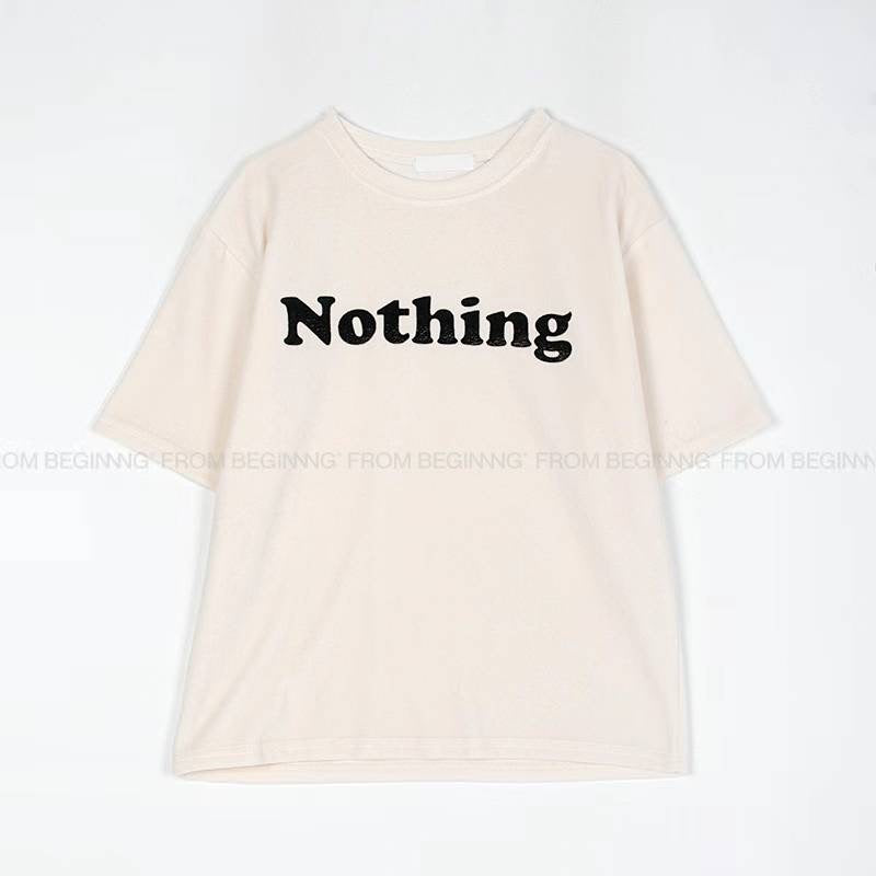 “Nothing”絲絨Tee