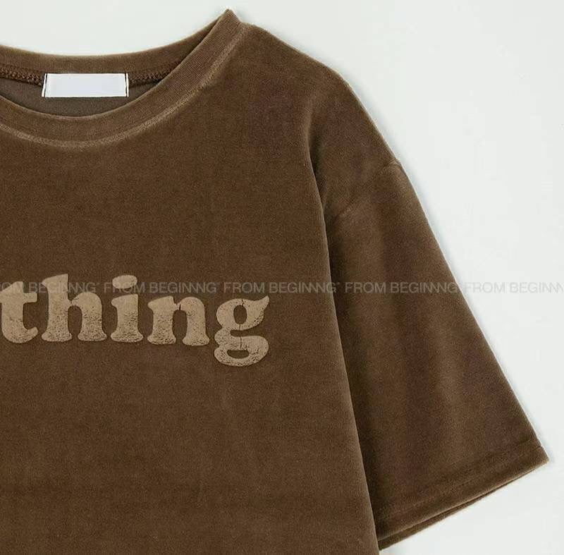 “Nothing”絲絨Tee