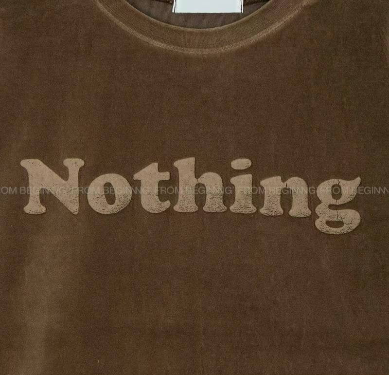 “Nothing”絲絨Tee