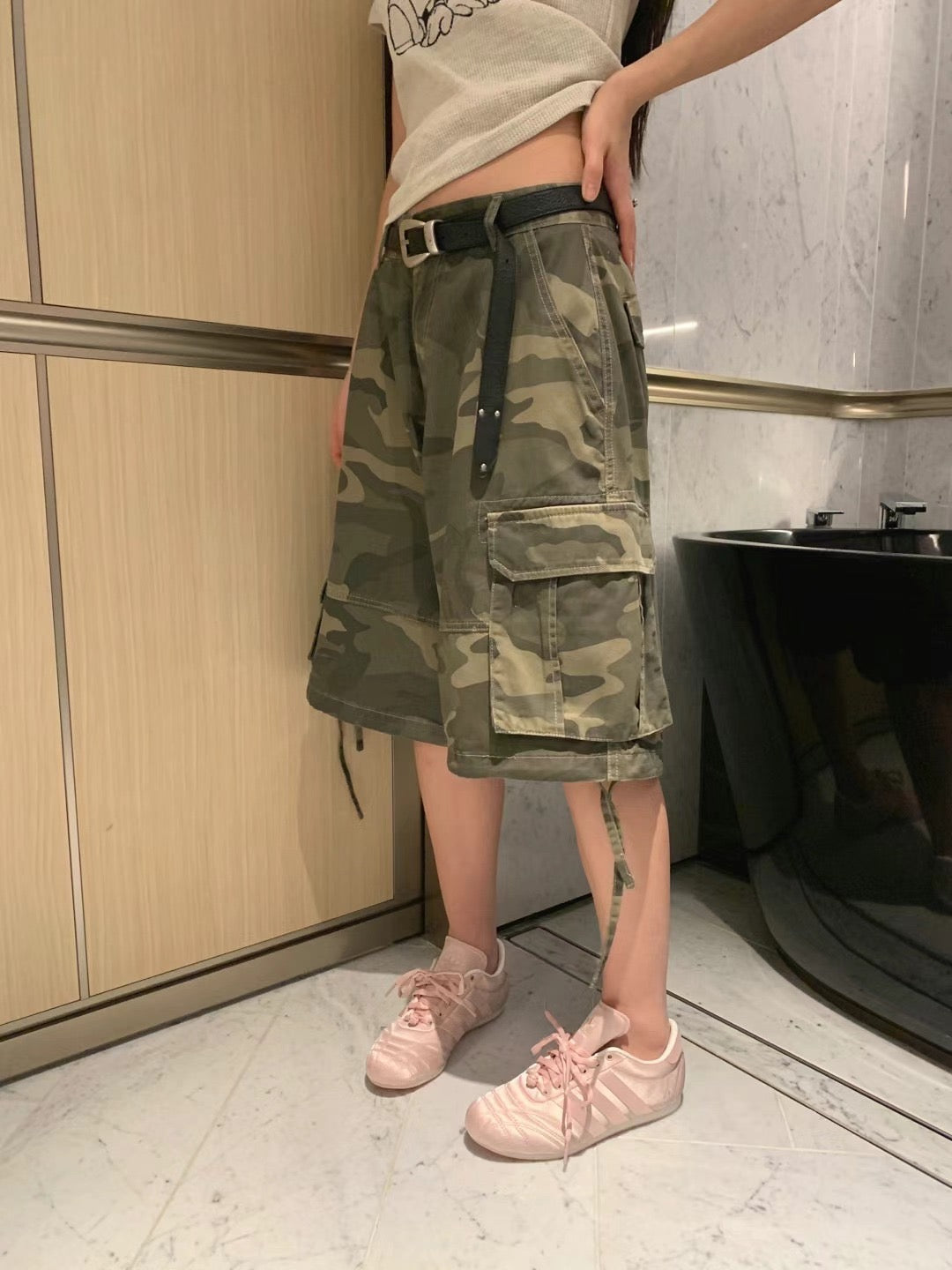 迷彩短軍褲