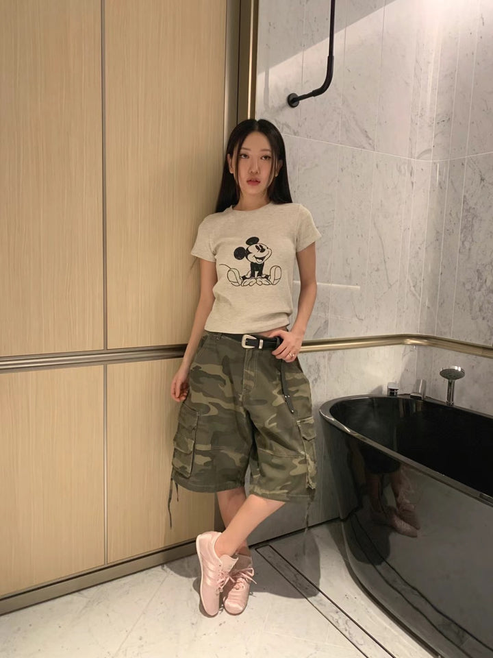 迷彩短軍褲