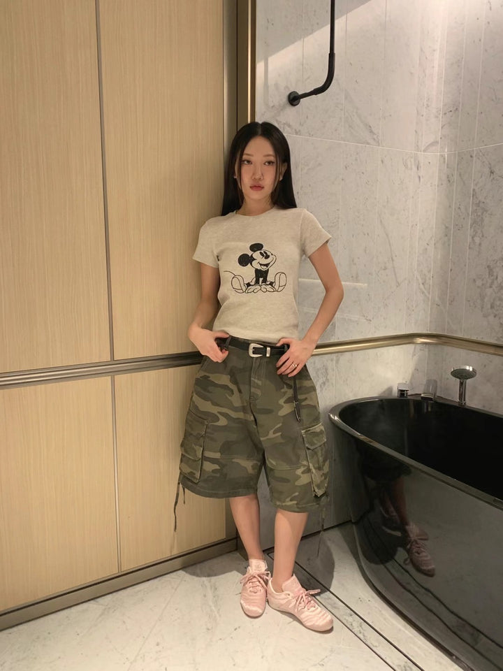 迷彩短軍褲