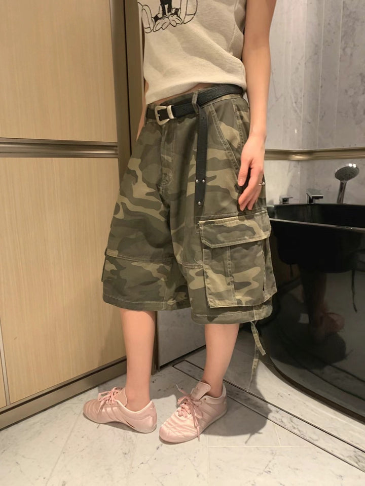 迷彩短軍褲