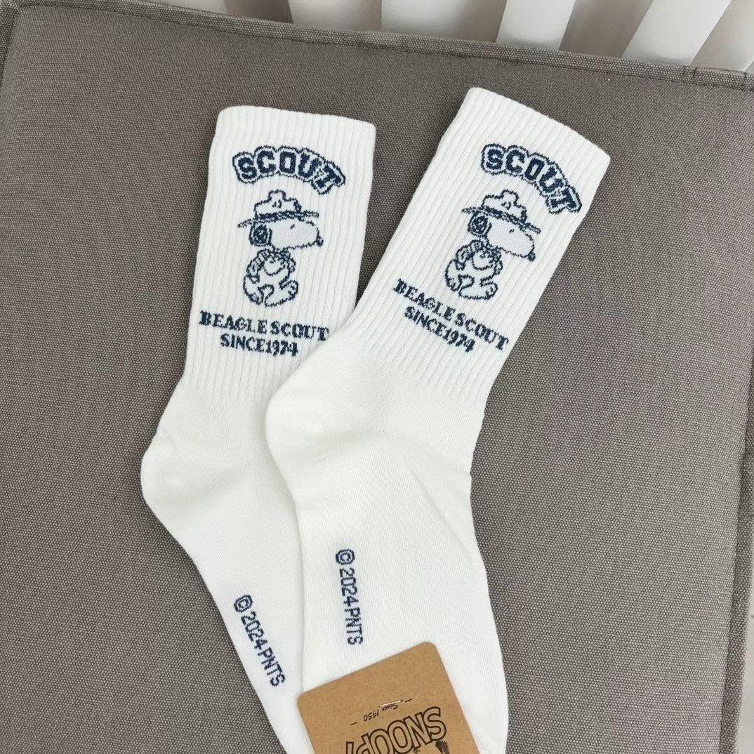 Snoppy 50週年Socks($100/3對)