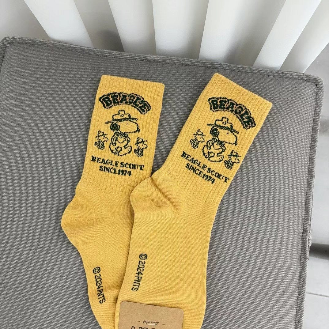 Snoppy 50週年Socks($100/3對)