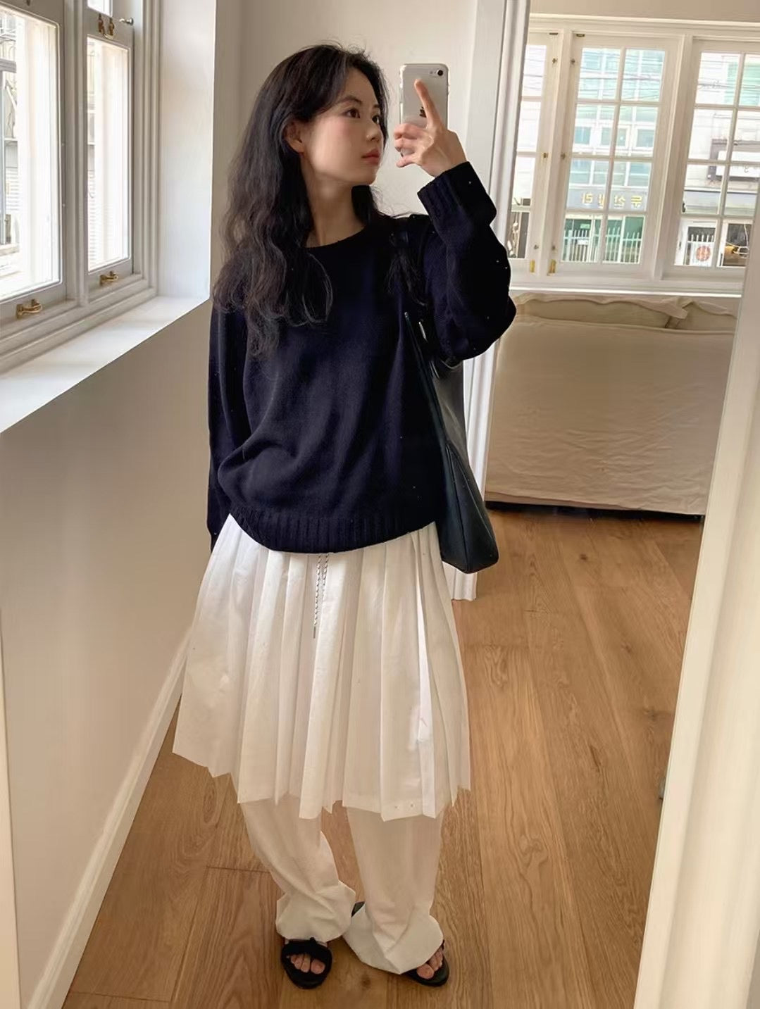 連褲百摺裙