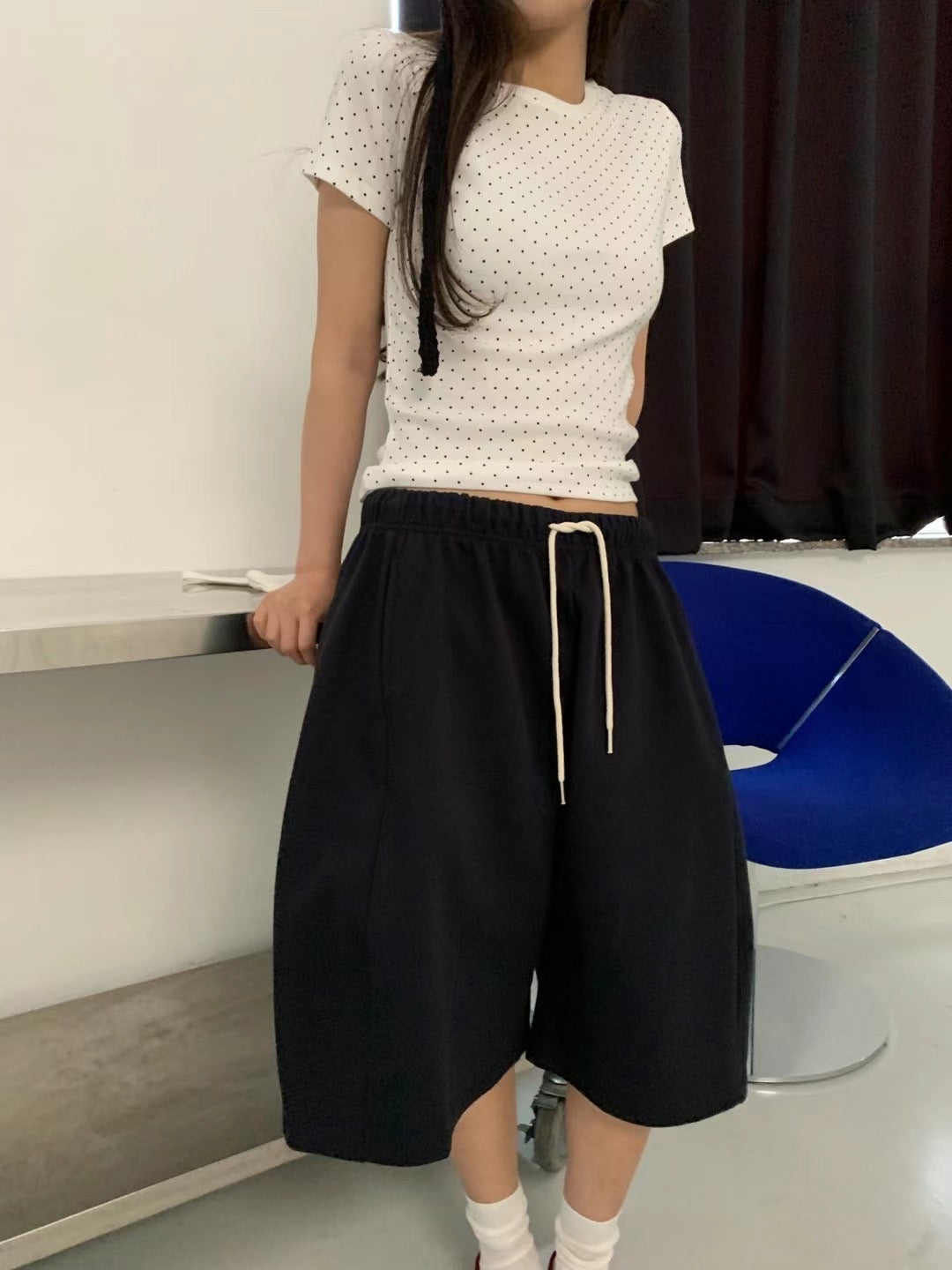 全棉鬆身短褲