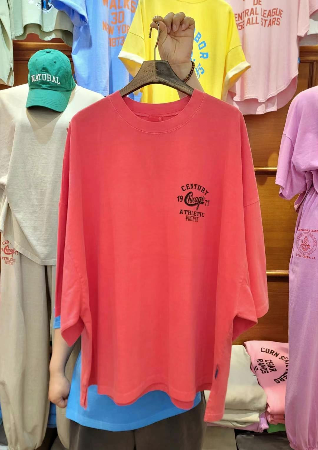 “CENTURY”長Tee (可另購CENTRY索腳長褲拚set裝)