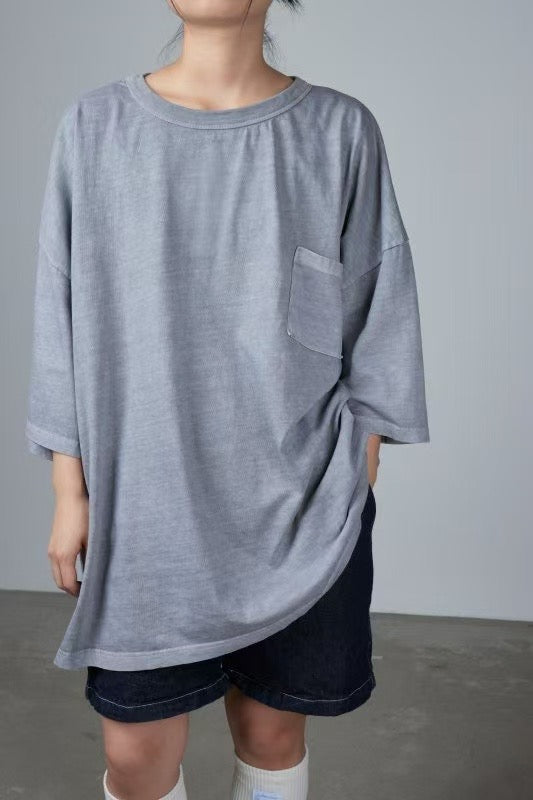 Pocket長Tee