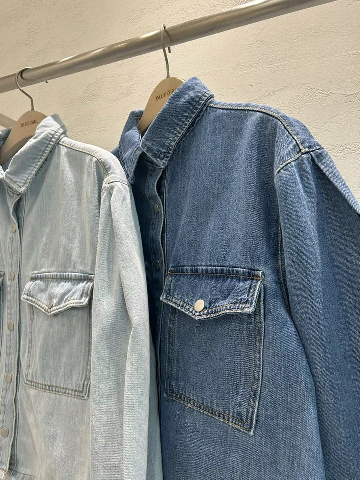 Two pocket denim jackets