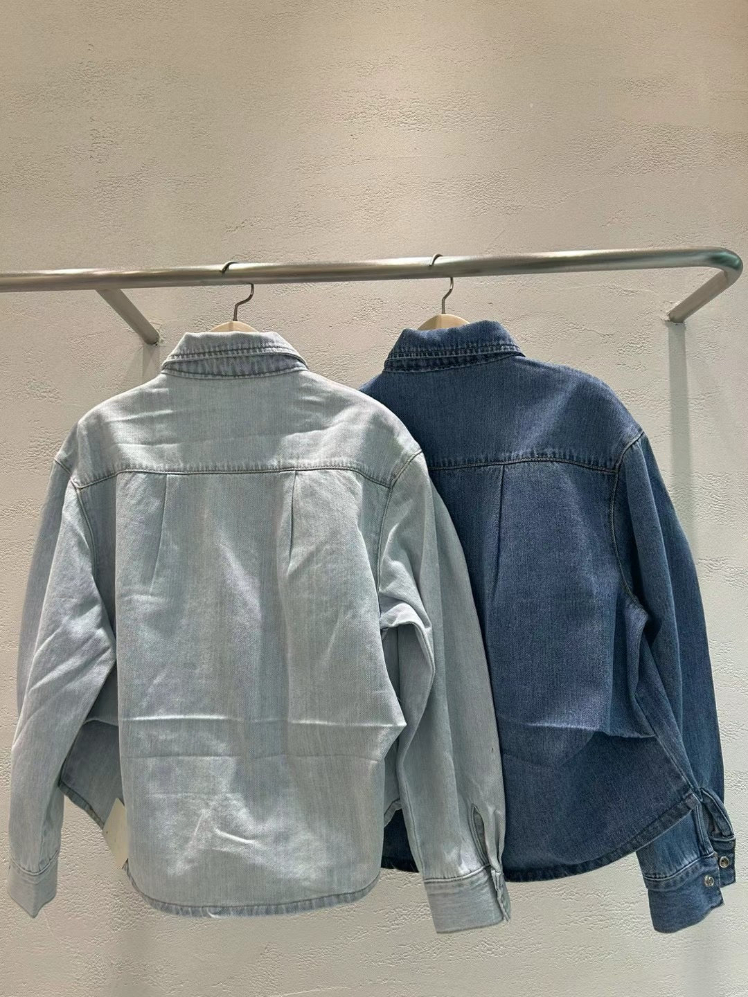 Two pocket denim jackets