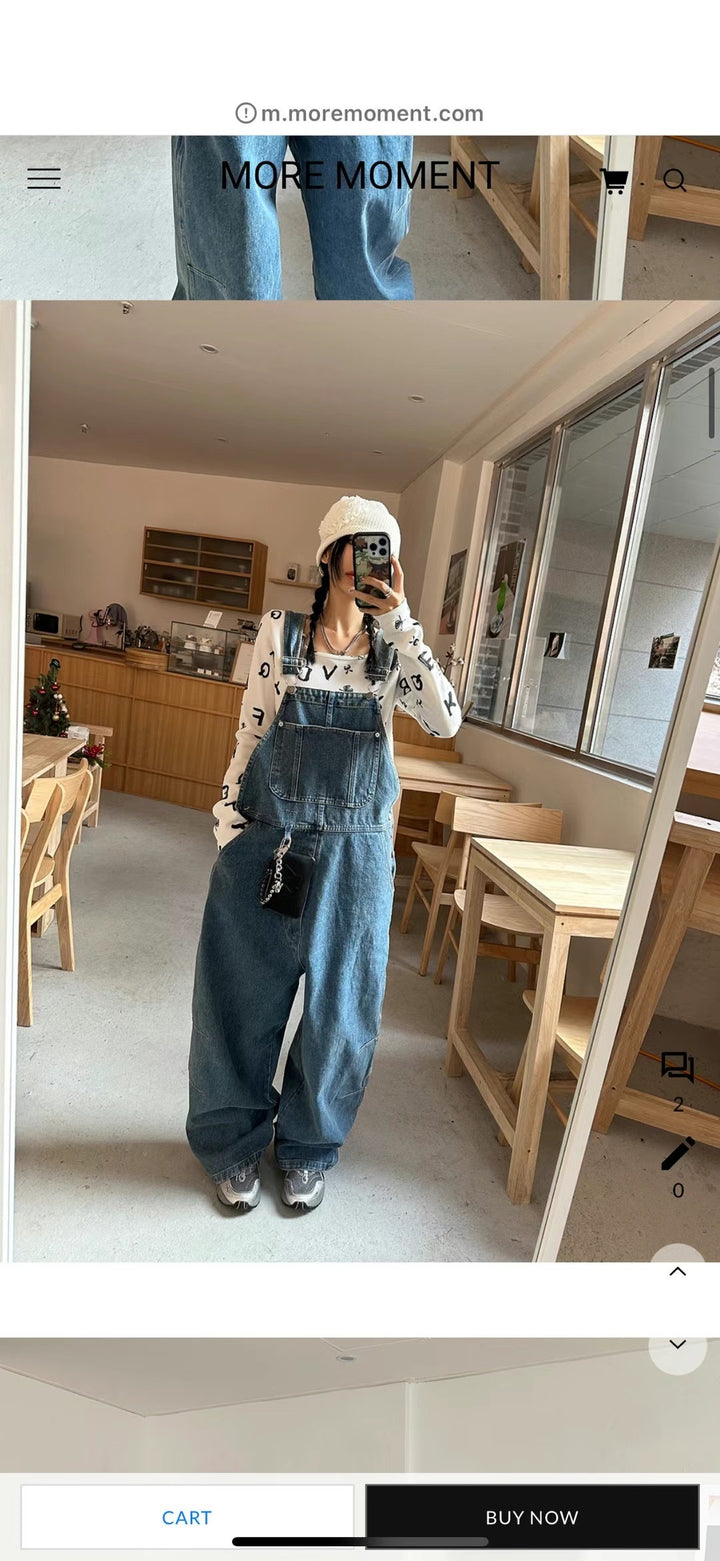 denim overalls