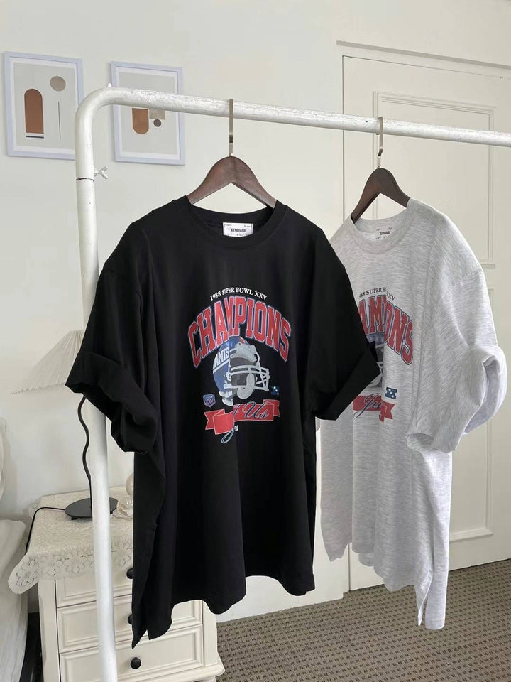 "CHAMPIONS" long Tee