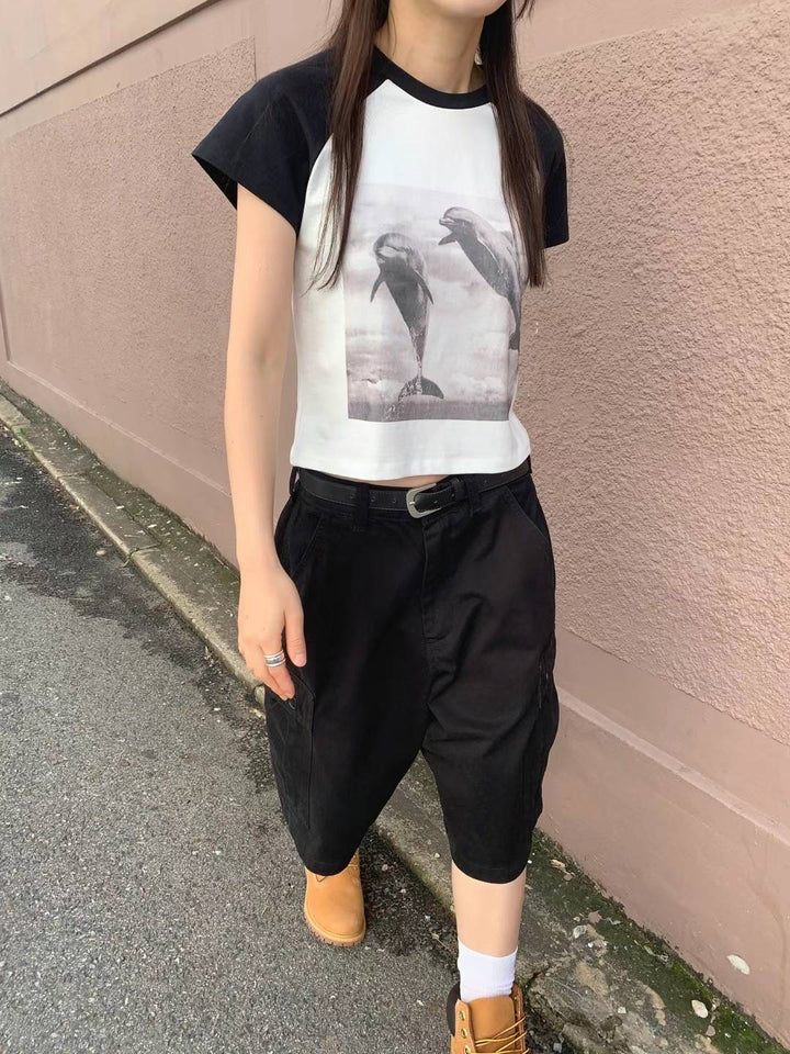 Dolphin Horn Tee