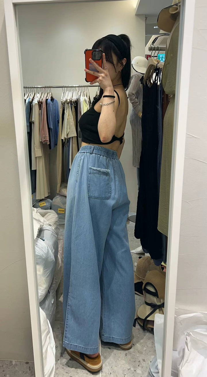 wide leg jeans