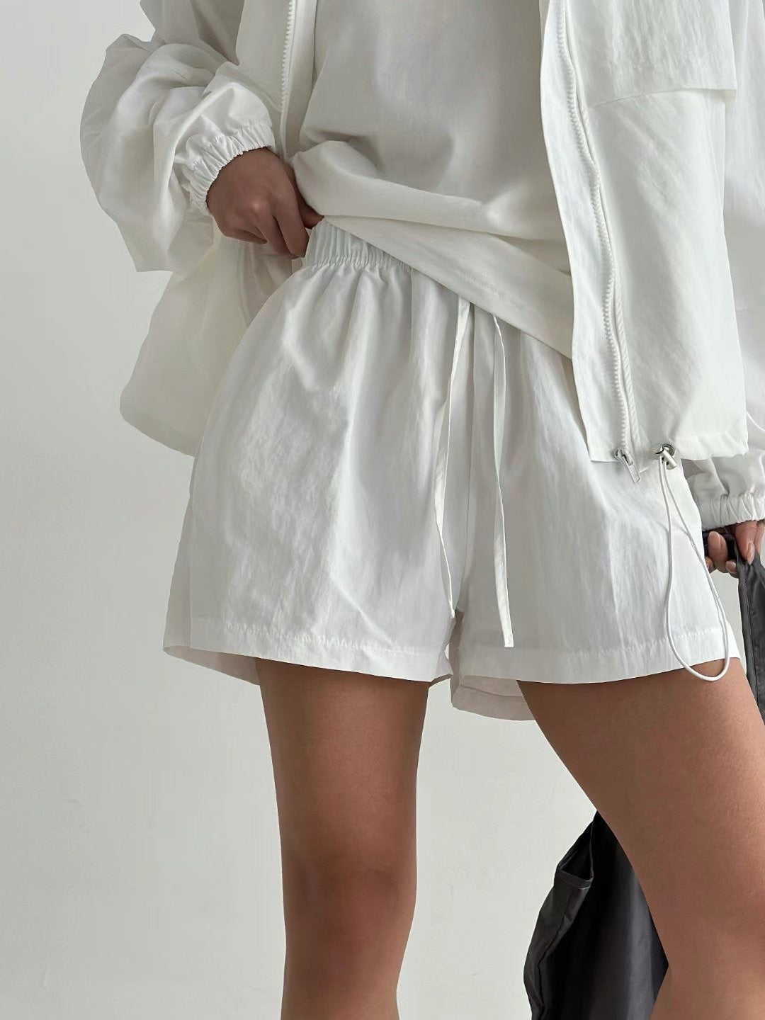 風褸料短褲(set裝可另購拉鏈風褸)