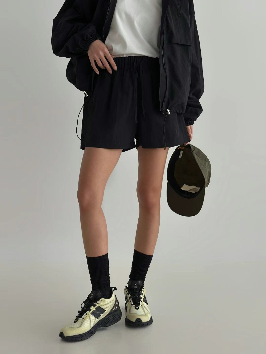 風褸料短褲(set裝可另購拉鏈風褸)