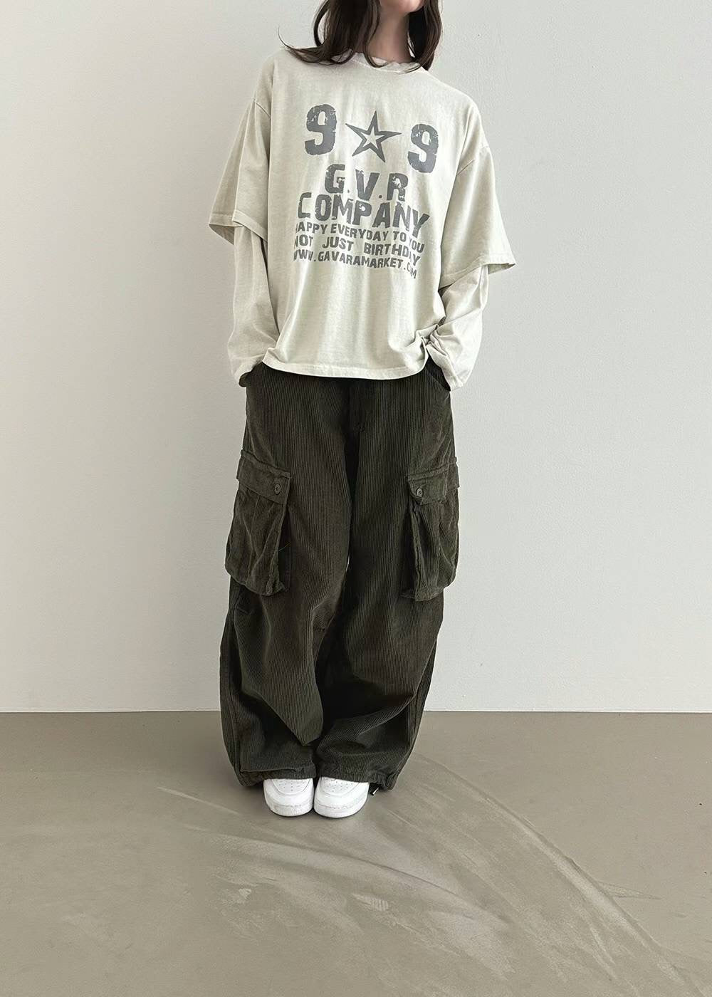 “99”假兩件Tee