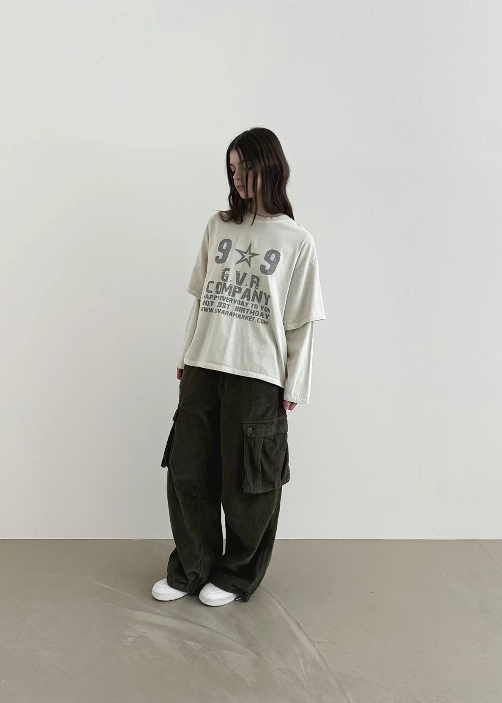 “99”假兩件Tee