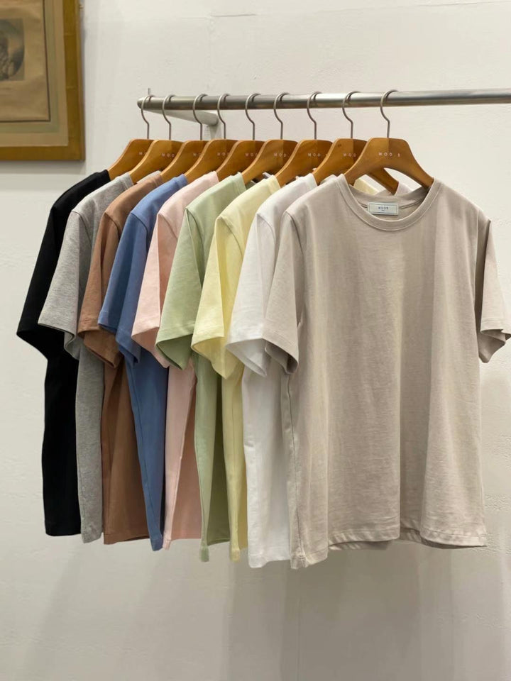 Pure cotton solid color Tee