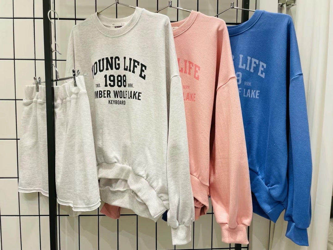 “Young Life”短裙Tee Set