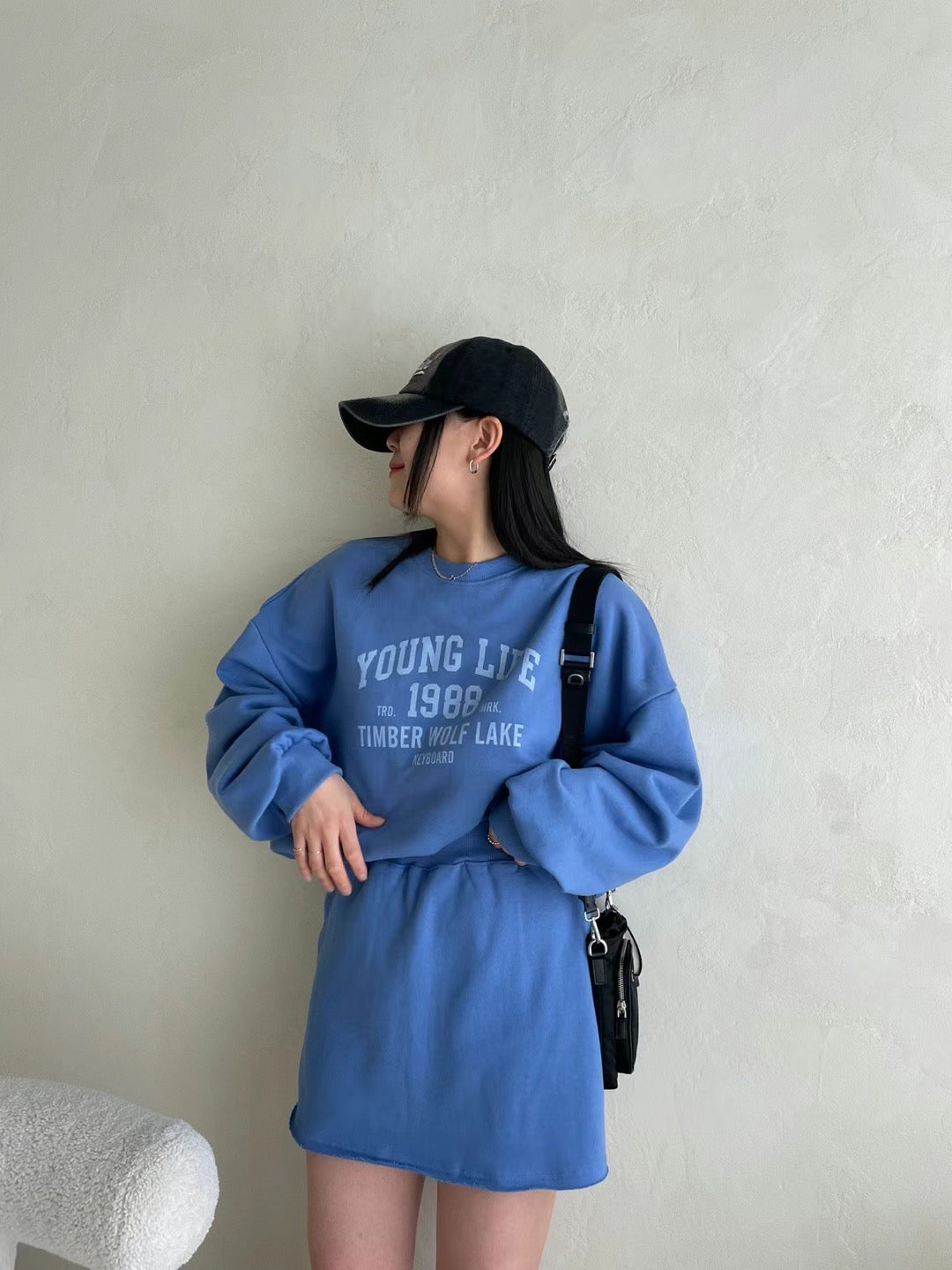 “Young Life”短裙Tee Set