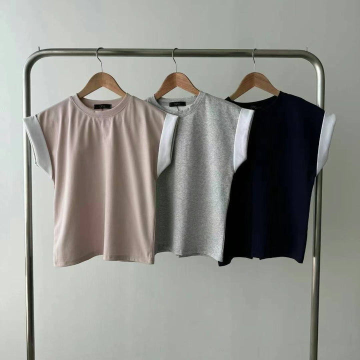 Folding sleeve Tee