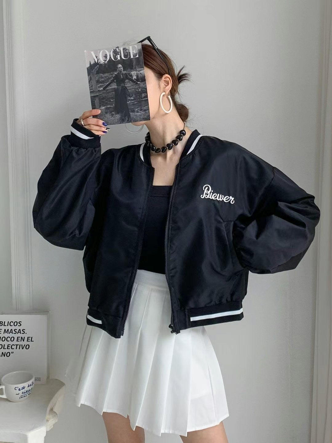 Stitched English style windbreaker