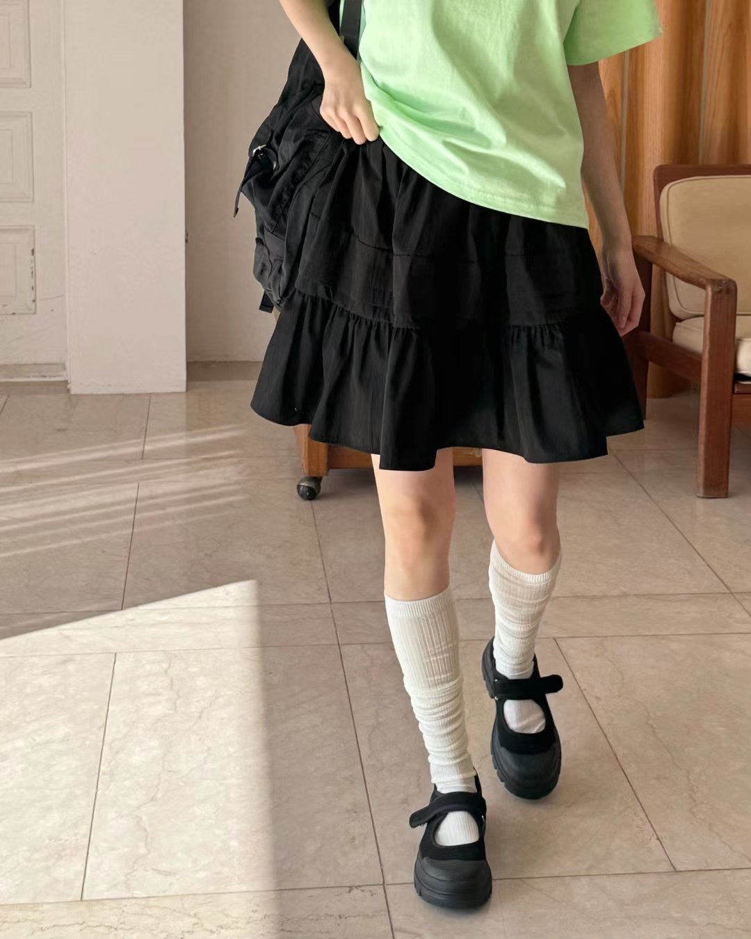 傘半摺裙