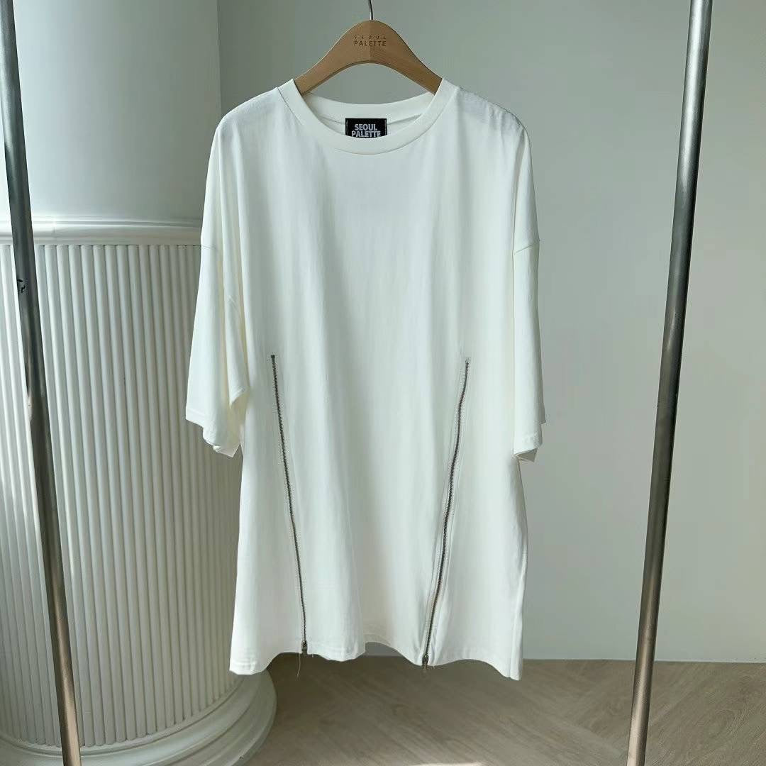 Zipper long Tee