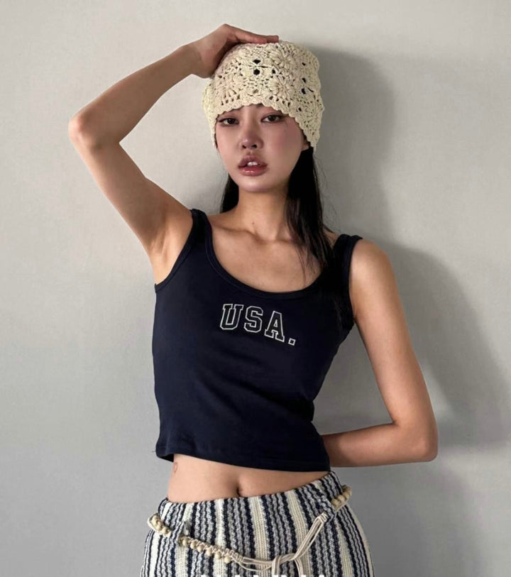 “USA”背心