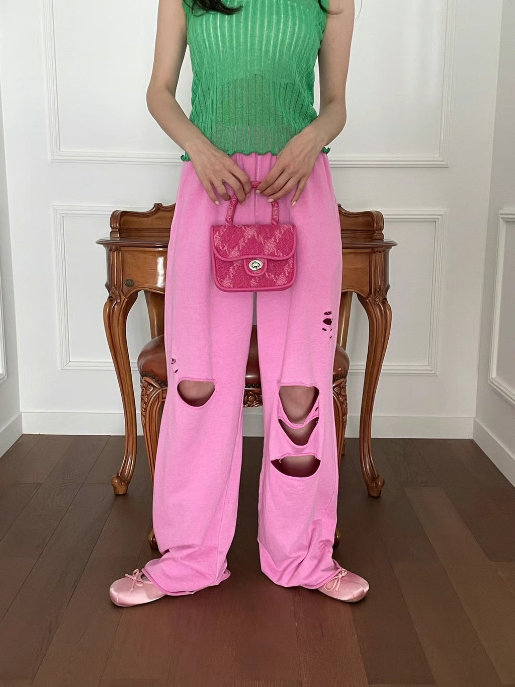 Wash and wear denim pants