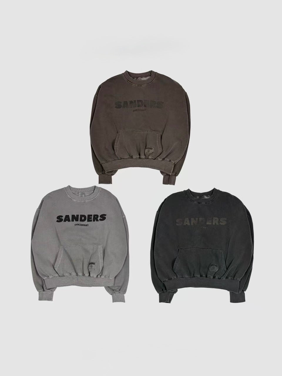 “SANDERS”洗水衛衣