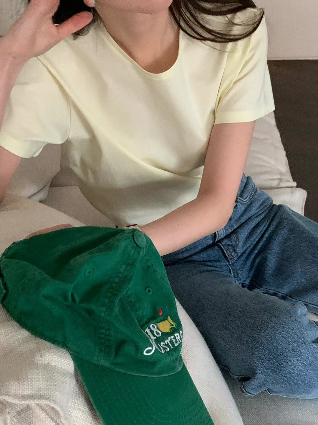 淨色滑料Tee