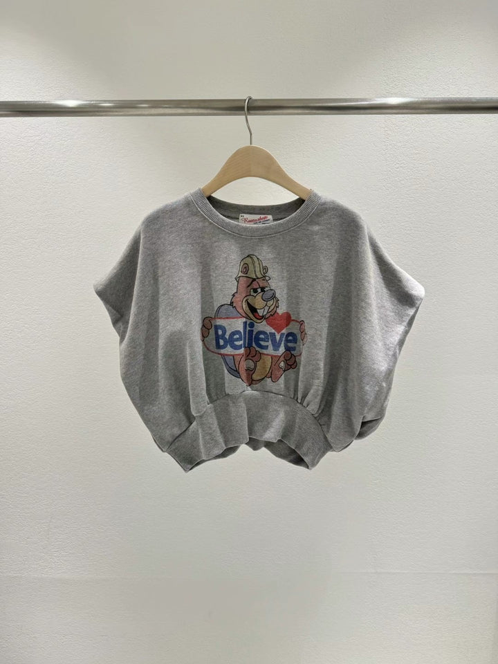 Believe cropped vest