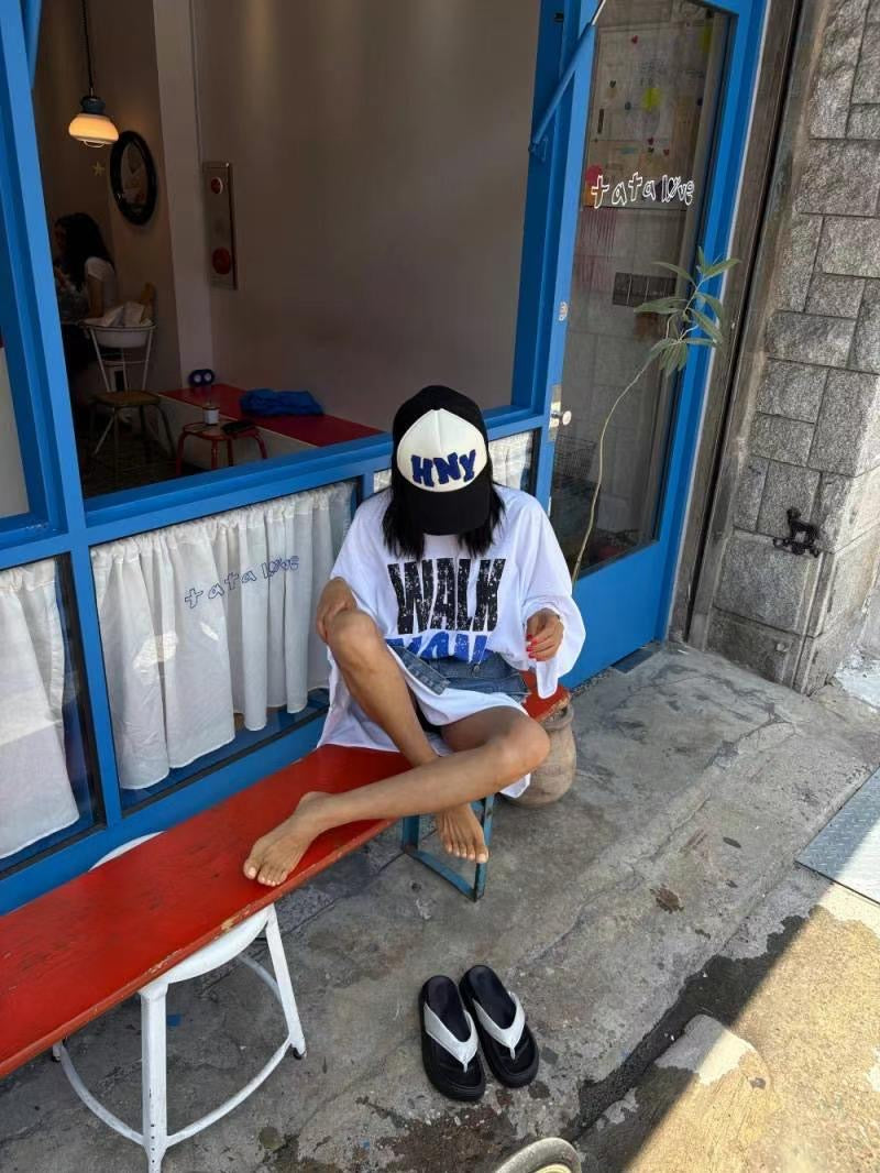 “WALK ALONE”長Tee