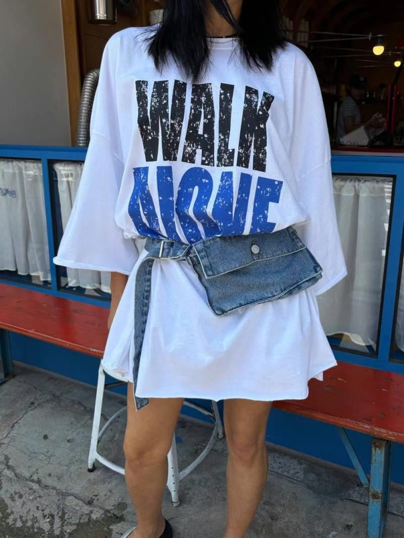 “WALK ALONE”長Tee