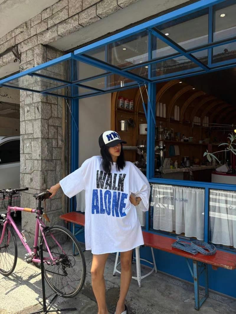 “WALK ALONE”長Tee