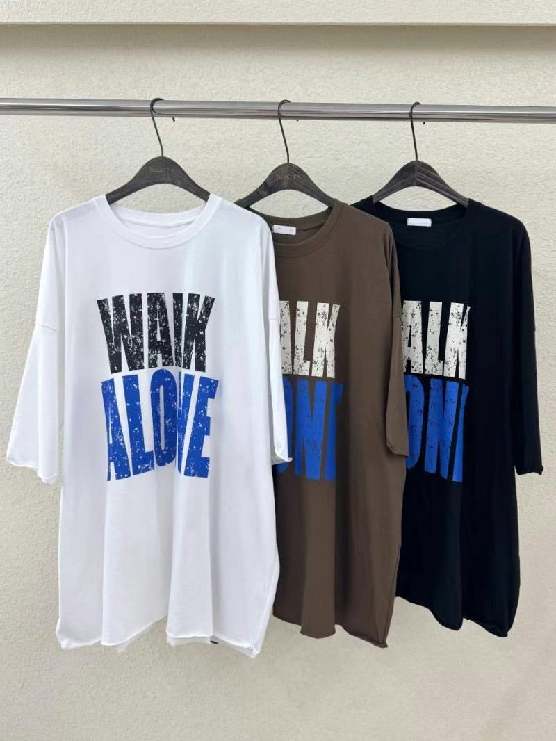 “WALK ALONE”長Tee