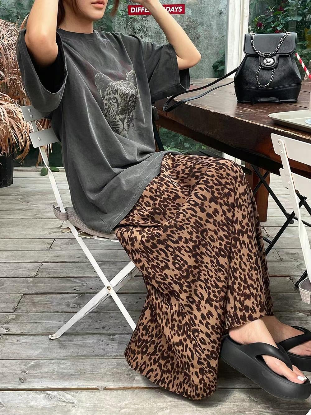 豹頭洗水長Tee