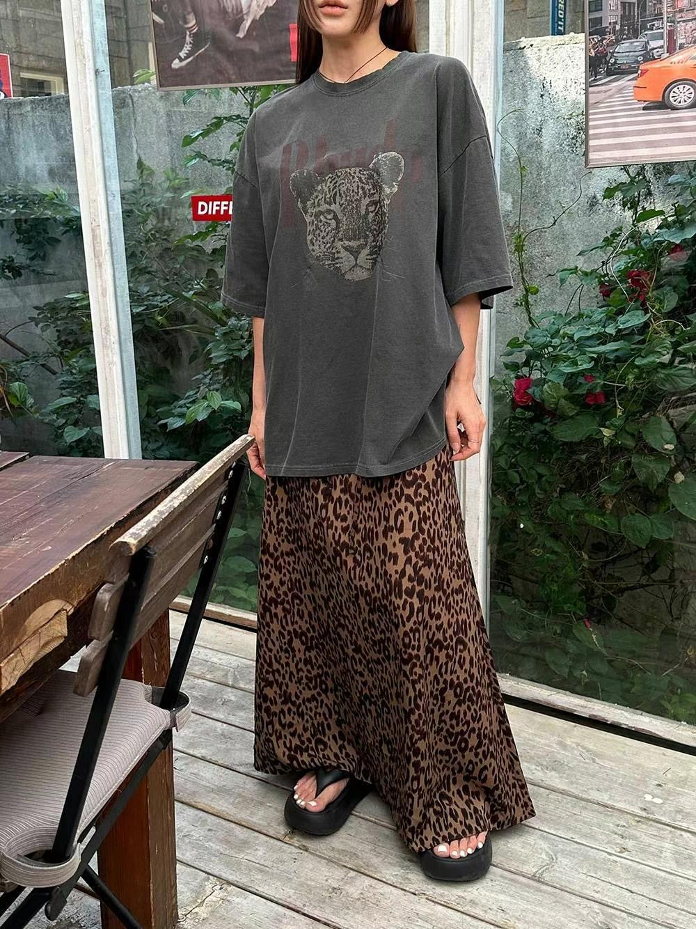 豹頭洗水長Tee