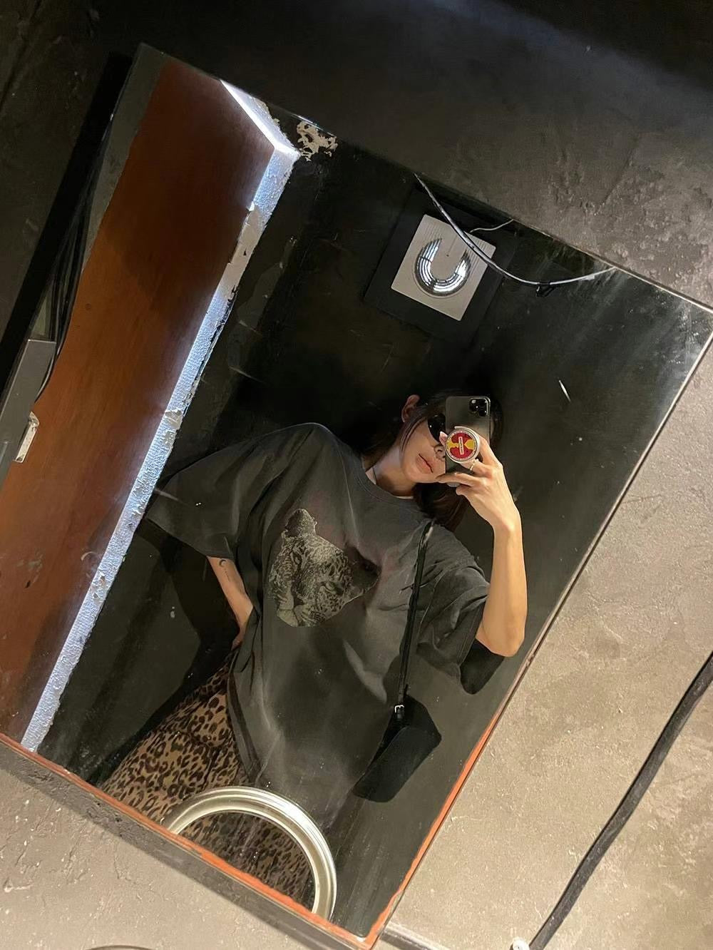豹頭洗水長Tee