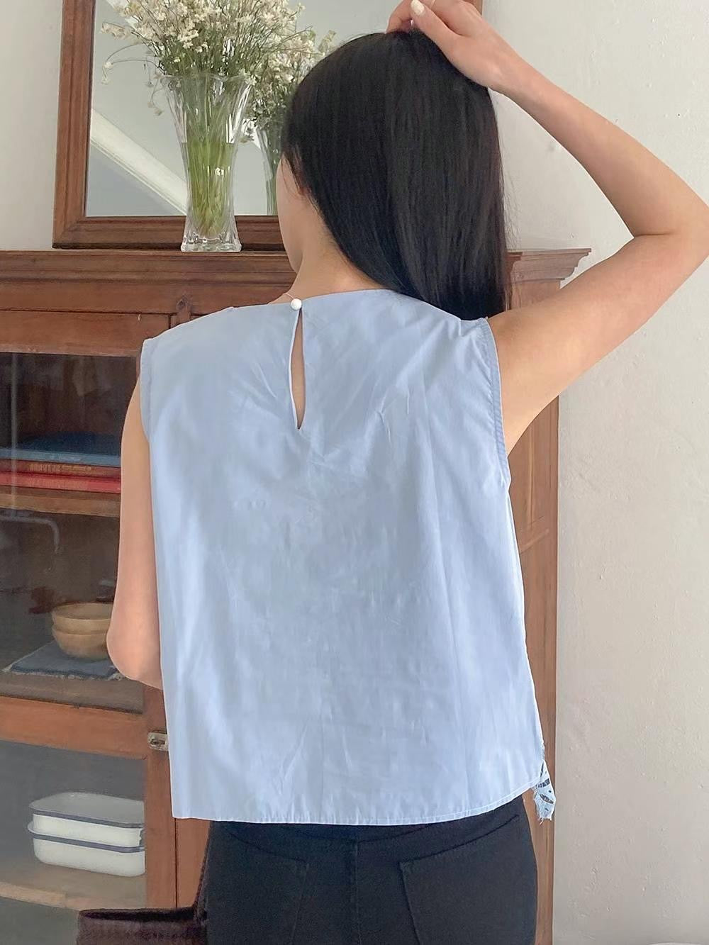圓形圖案Lace背心