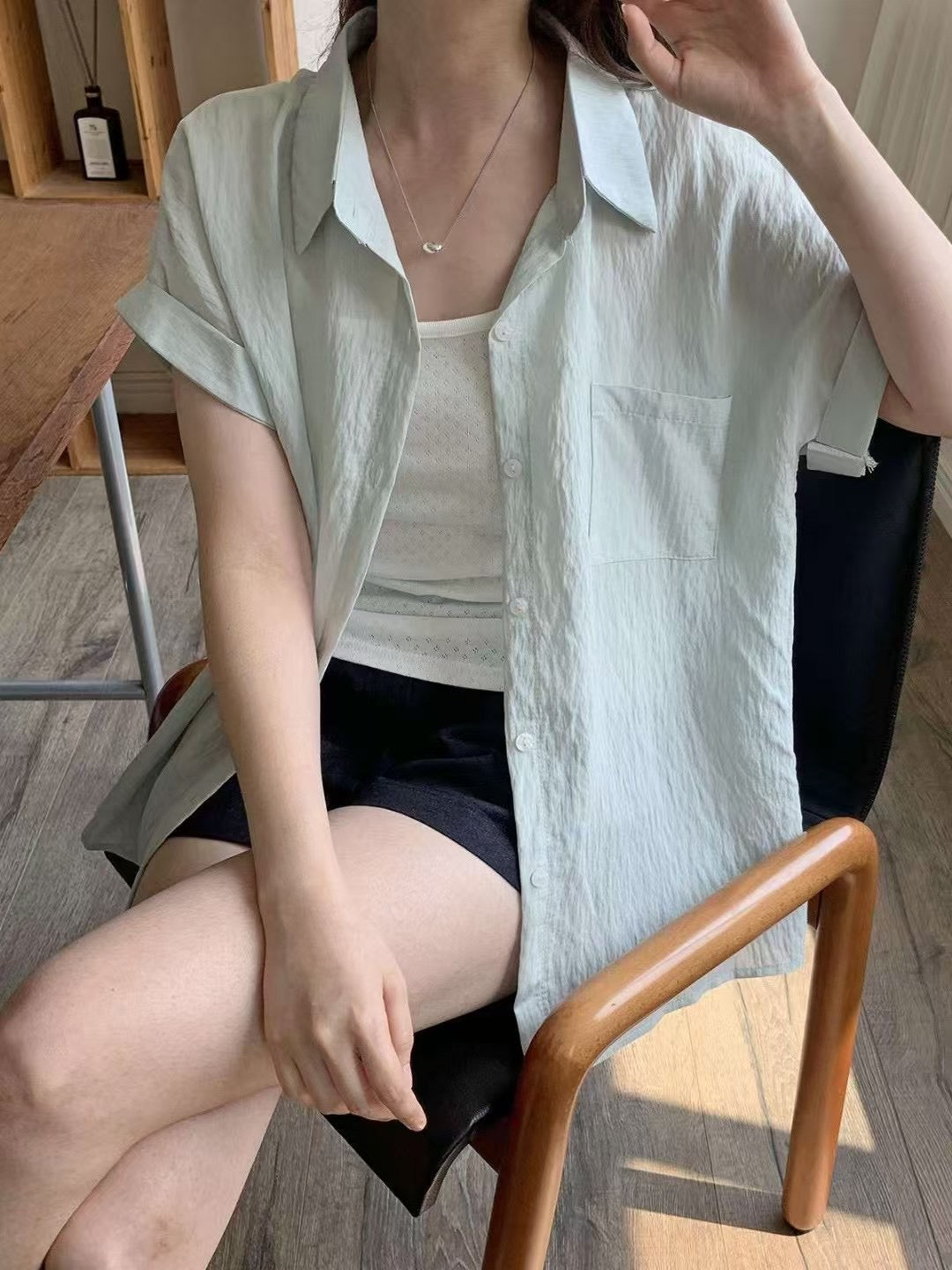 薄料pocket恤衫