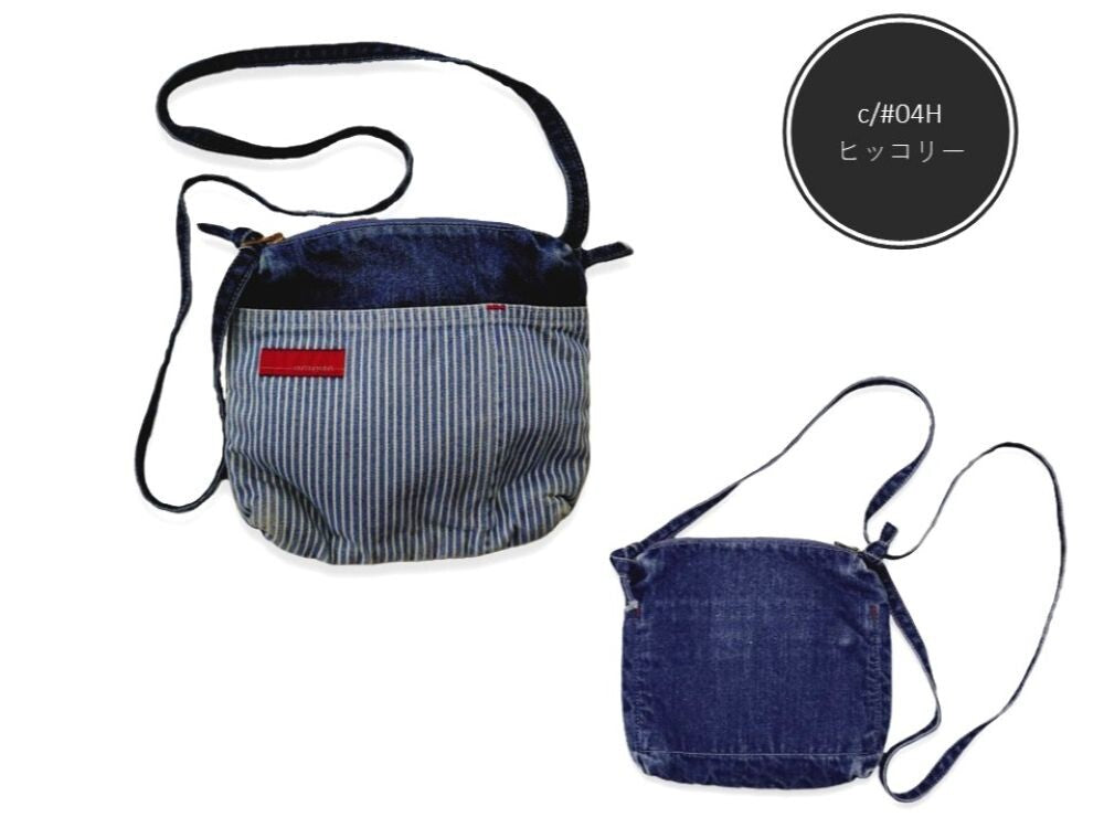 日本製,拉鍊牛仔布袋