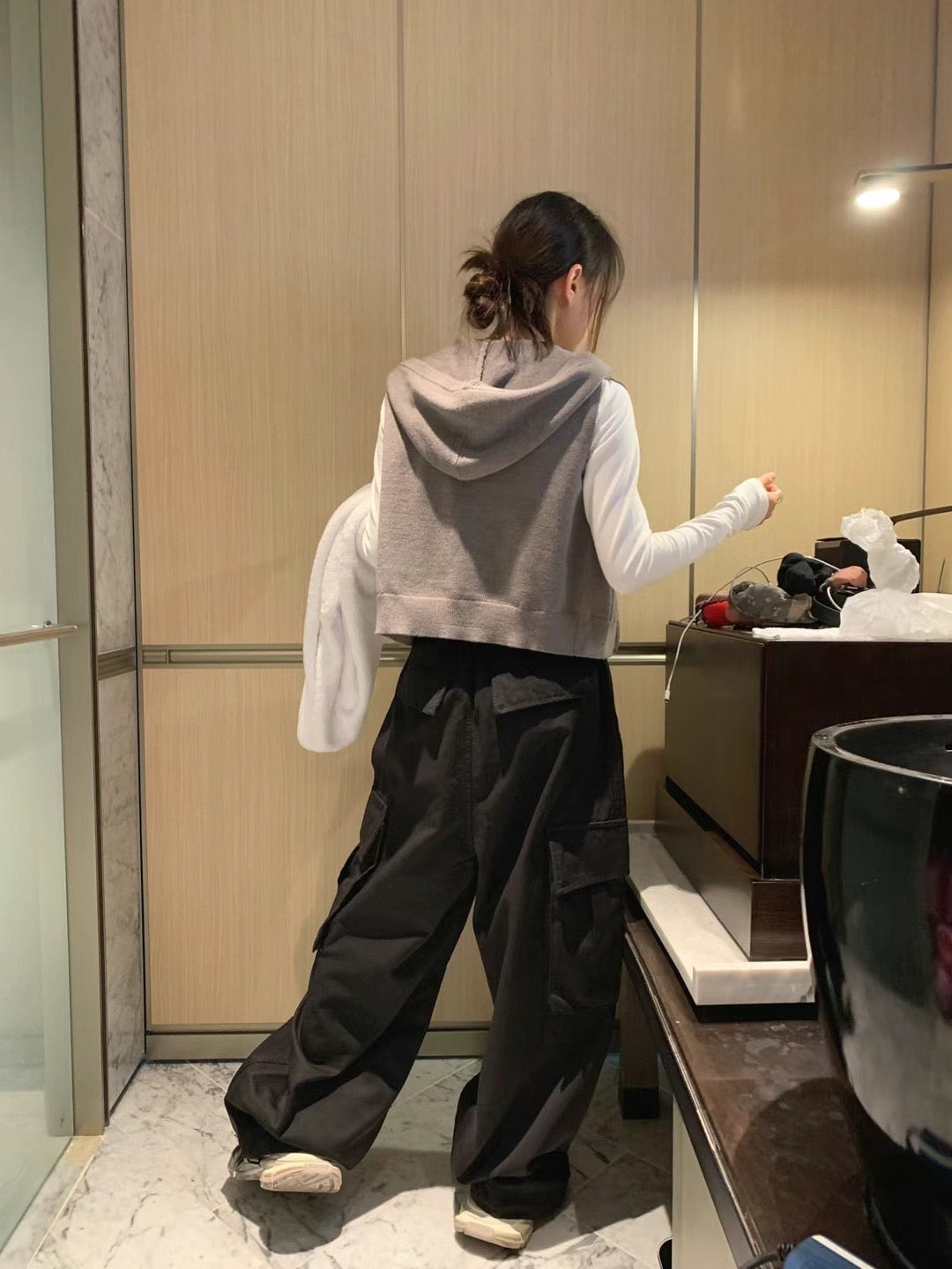 兩袋可索腳長褲